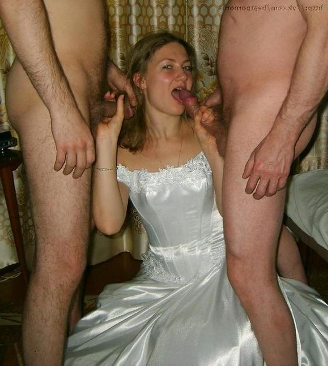 Развратным невестам нравится трах